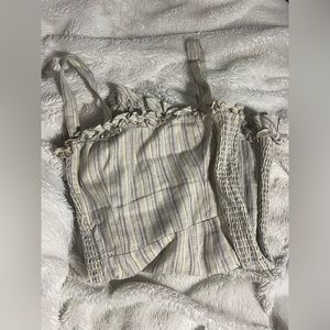 Reformation linen mini dress